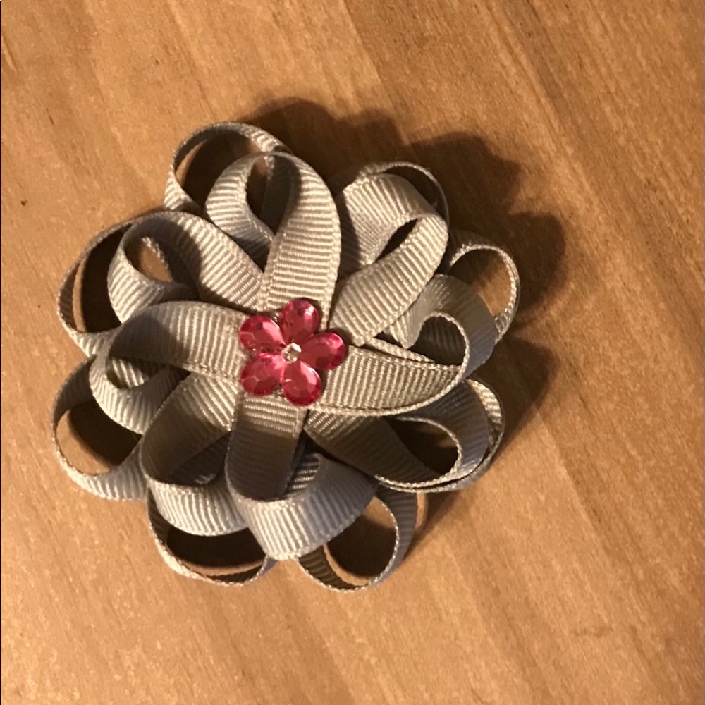 Hand Crafted Double Flower Hair Bow